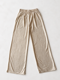 Beige Drawstring Trousers