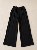 Black Drawstring Trousers