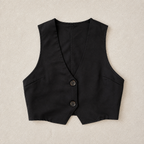 Midnight Black Waist Coat