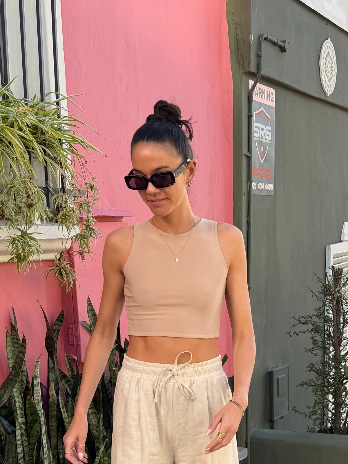 Beige Tank Top