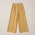 Mustard Wide-Leg Trousers