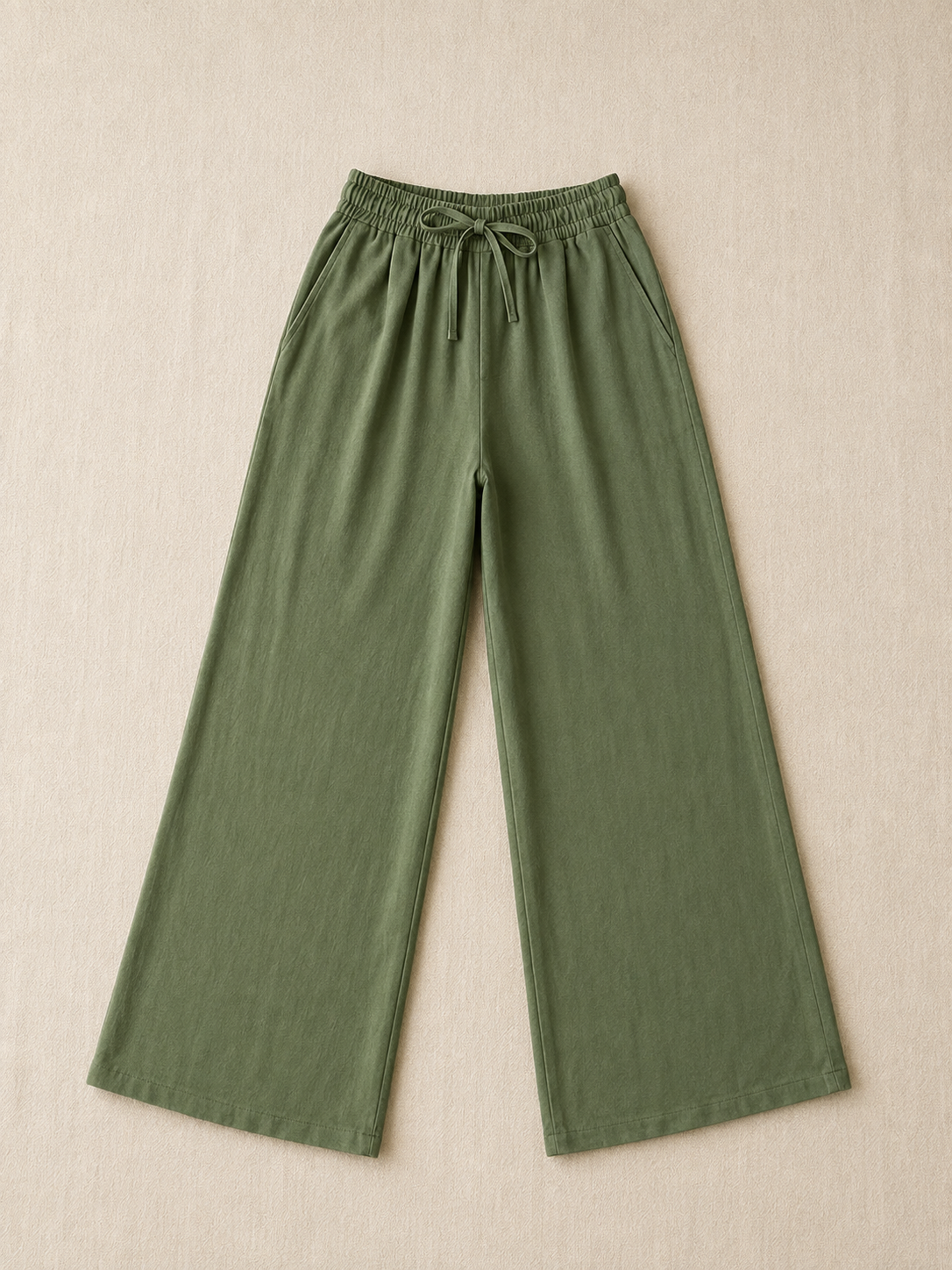 Sage Drawstring Trousers